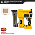 50mm Brushless Electric Nail Gun Depth Adjustment Nailer Stapler F50 Furniture Staple Gun For Dewalt 20V Battery Pin