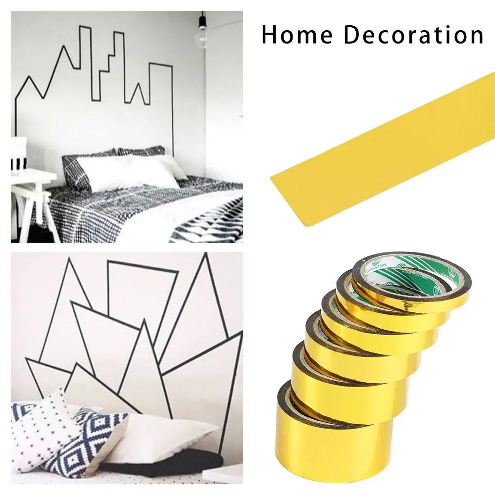 Adhesive For Decoration Decoration Tape Reflective Golden Tape Laser