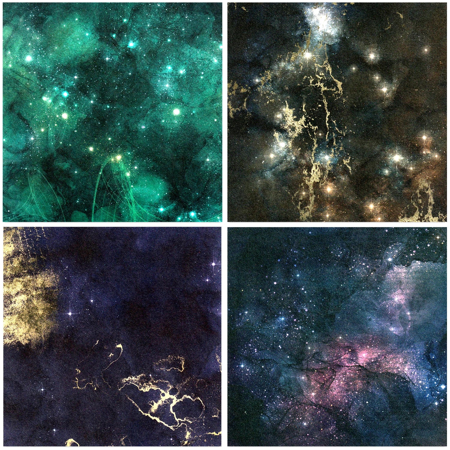 24 Sheets 30x30cm Craft Scrapbooking Paper Pad Watercolored Single-Side Printing Junk Journal Cardstock Supplies for Card