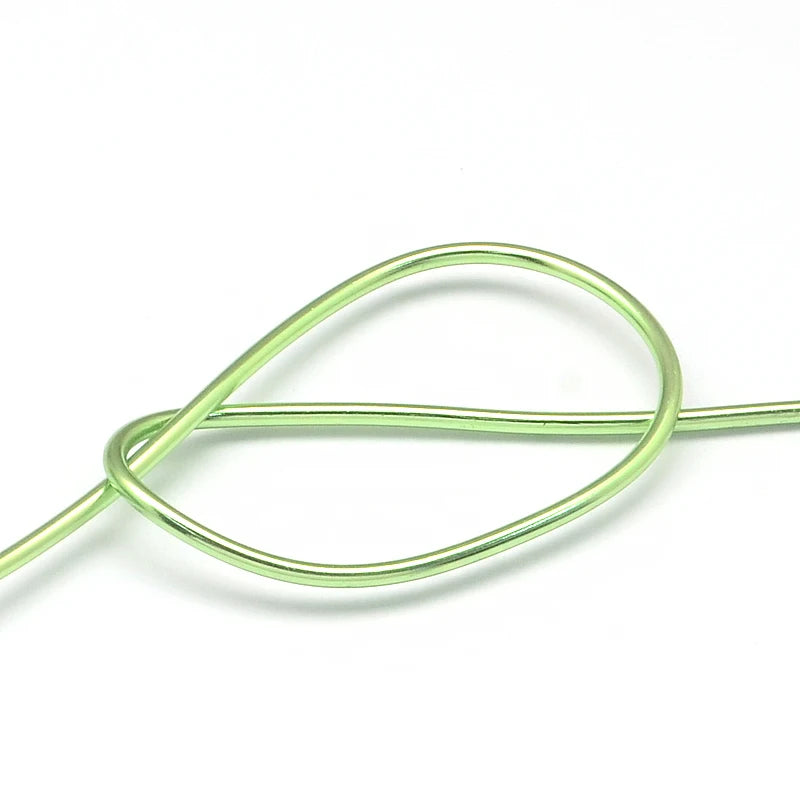 PandaHall 0.6-2.0mm Anodized Aluminum Wire 10 Sizes , Colorful Bendable Craft Wire for Jewelry Making, DIY Model Beading