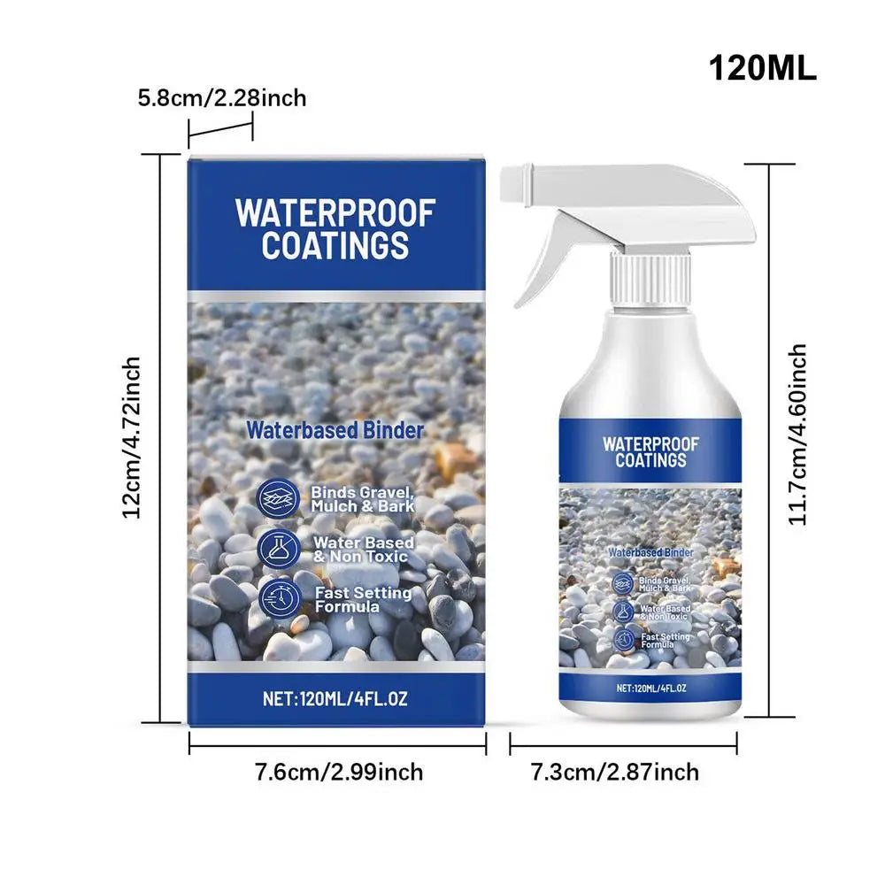 120ml Gravel Glue For Landscaping Landscape Rock Glue Sealer Adhesive Stabilizer Waterproof Fast Drying Spray For Outdoor Yard