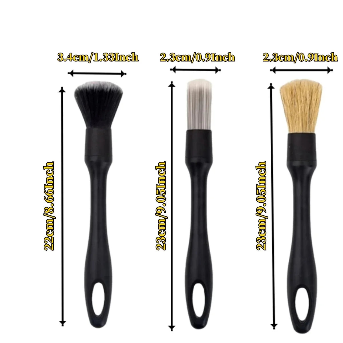 4-5PCS Car Detailing Brush Set Air Conditioning Vent Clean Crevice Sweep Dust Duster Auto Interior with Brush Car Wash Tool Set