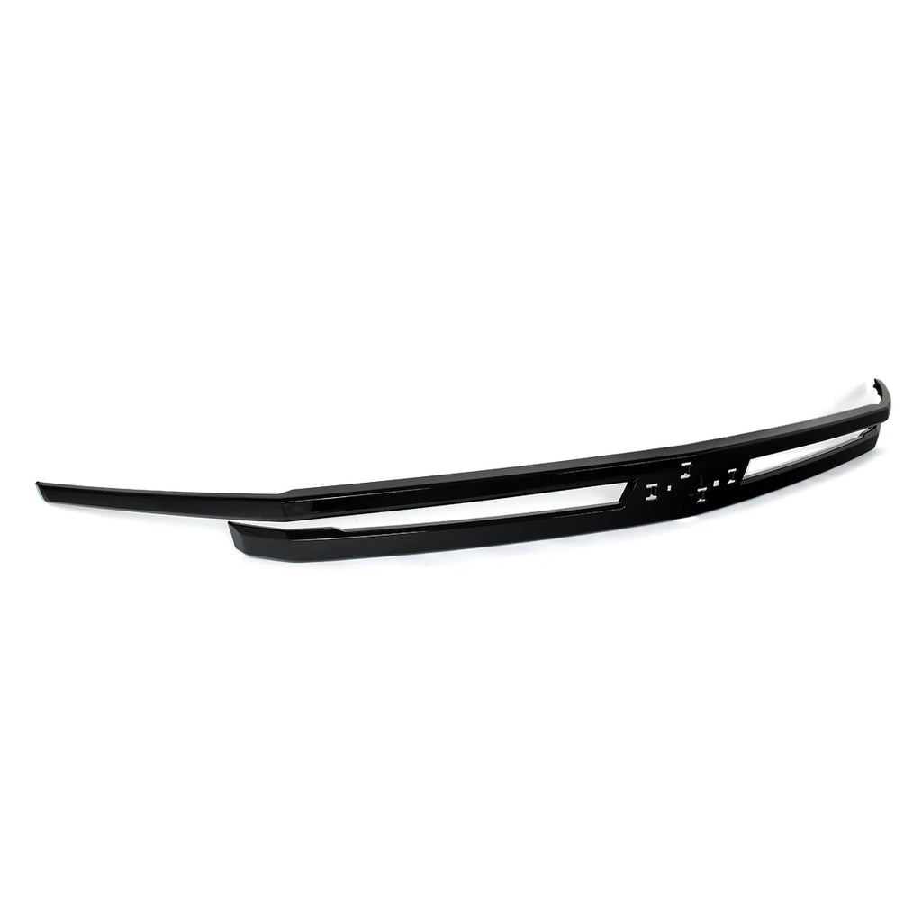 Front Upper Grille Molding Trim Fit For Chevrolet Tahoe/Suburban 2021-2024 Front Bumper Grille Surround Body Kit Glossy Black