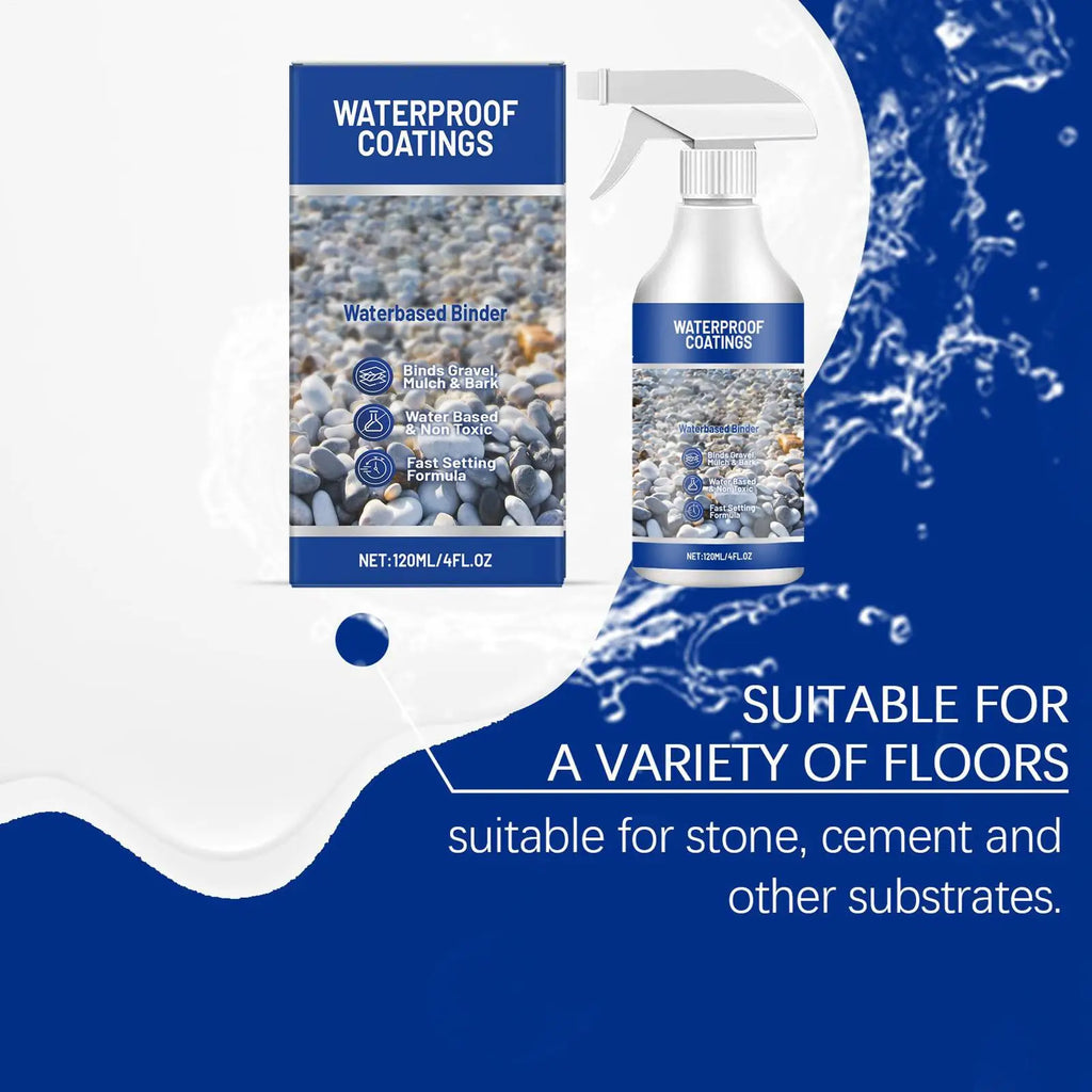 120ml Gravel Glue For Landscaping Landscape Rock Glue Sealer Adhesive Stabilizer Waterproof Fast Drying Spray For Outdoor Yard