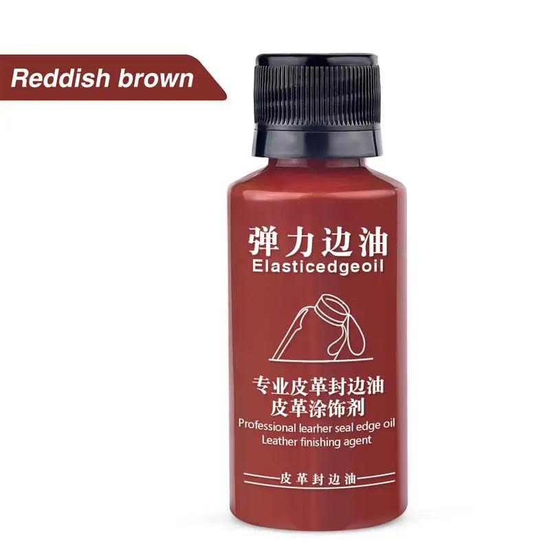 30ml Matte Elastic Edge Sealing Oil Leather Dye Diy Leather Edge Paint Leather Goods Renovation Trimming Edge Sealing Pigment