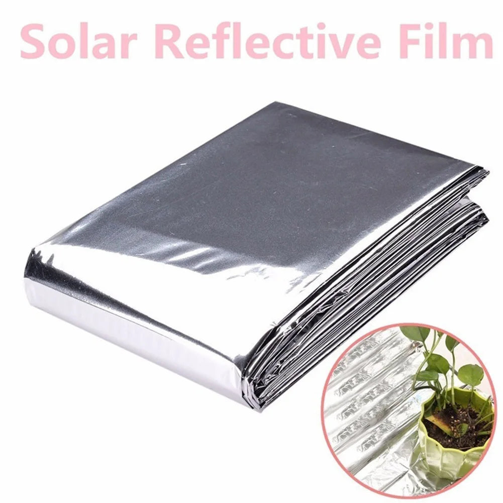10/1PCS Silver Highly Reflective Mylar Film 210x120cm for Grow Tent Room Garden Greenhouse Farming Increase Plant Growth