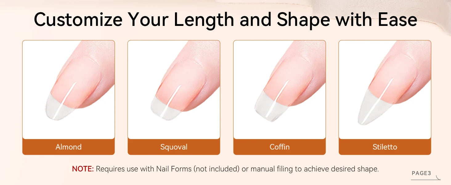 Builder Nail Gel, 7-in-One Clear Builder for Nails, LED Lamp Cured Rubber Base Gel Polish Coat Strengthener Thickening Extension