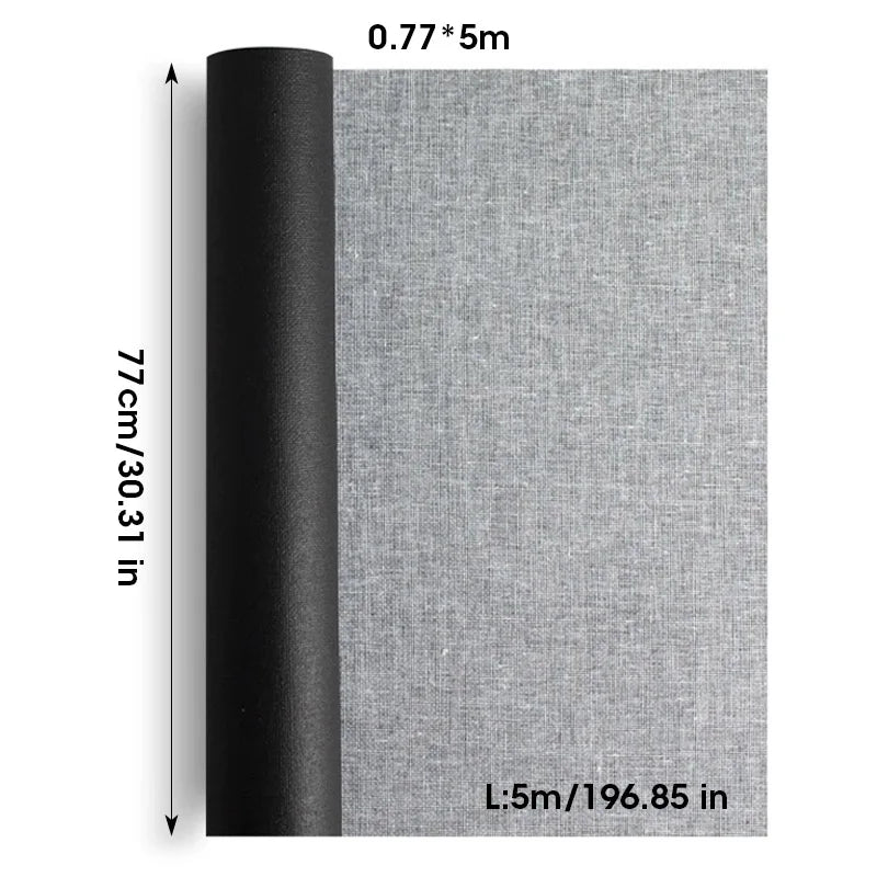 5M/Roll Cotton Canvas Roll,White Black Blank Specialized Suitable for Oil Painting,Acrylic Pigments,27,37,47,,57,67,77,87cm Wide