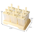 12 Pieces Silicone Popsicle Maker Molds Food Grade Ice Molds With Ice Cream With 50 Popsicle Sticks Popsicles Molds Household