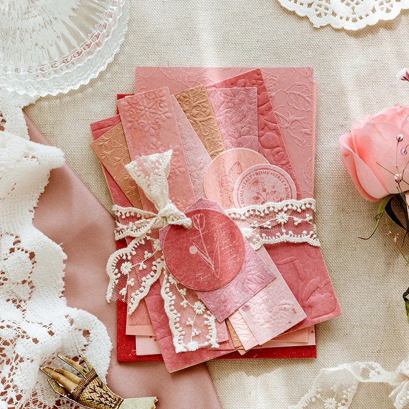 20 pcs Vintage 3d texture cardboard Decorative paper DIY Scrapbooking Diary Album Background paper