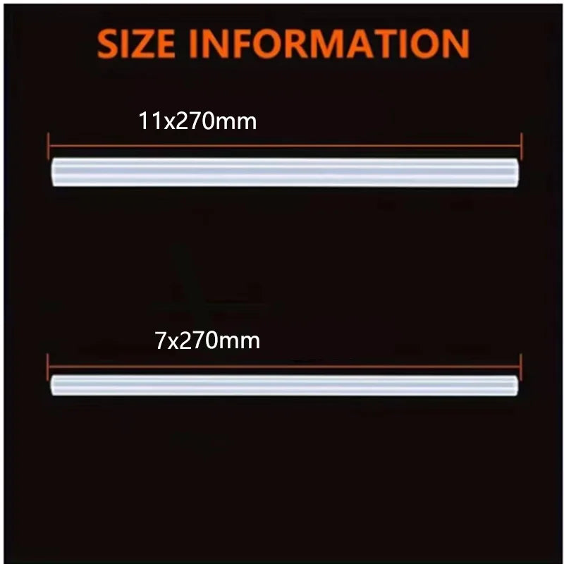 7/11mm *270mm 10pc Hot Melt Glue Sticks Mini Size Glue Gun Sticks for Glue Gun DIY Art Craft  General Repairs Home Decoration
