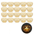 20 Pieces Tea Light Candle Holders, Crystal Bowl Candle Holders, Wedding Party Table Decorations, Halloween and Christmas Decora