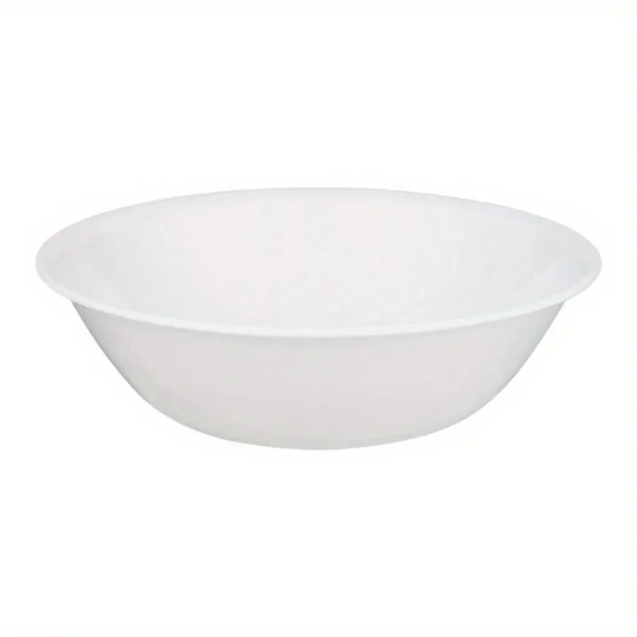 White 64 oz Glass Serving Bowls (Set of 3) ,Everyday dining and special occasions