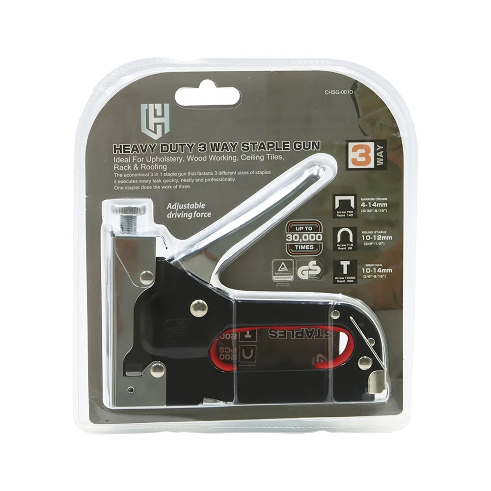 3 In 1 Manual Nailing Gun Furniture Construction Interior Decoration Woodworking Special Staple Home DIY With 600 Staple