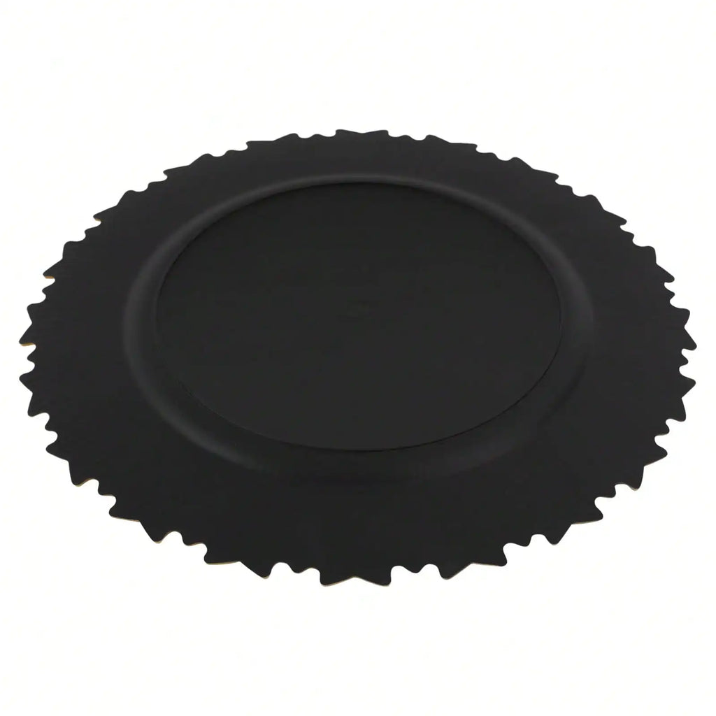 50 Pcs Round Charger Plates,Gold Charger Plate for Birthday Parties, Holidays, Weddings, Banquets, Camping, Picnics, Barbecues