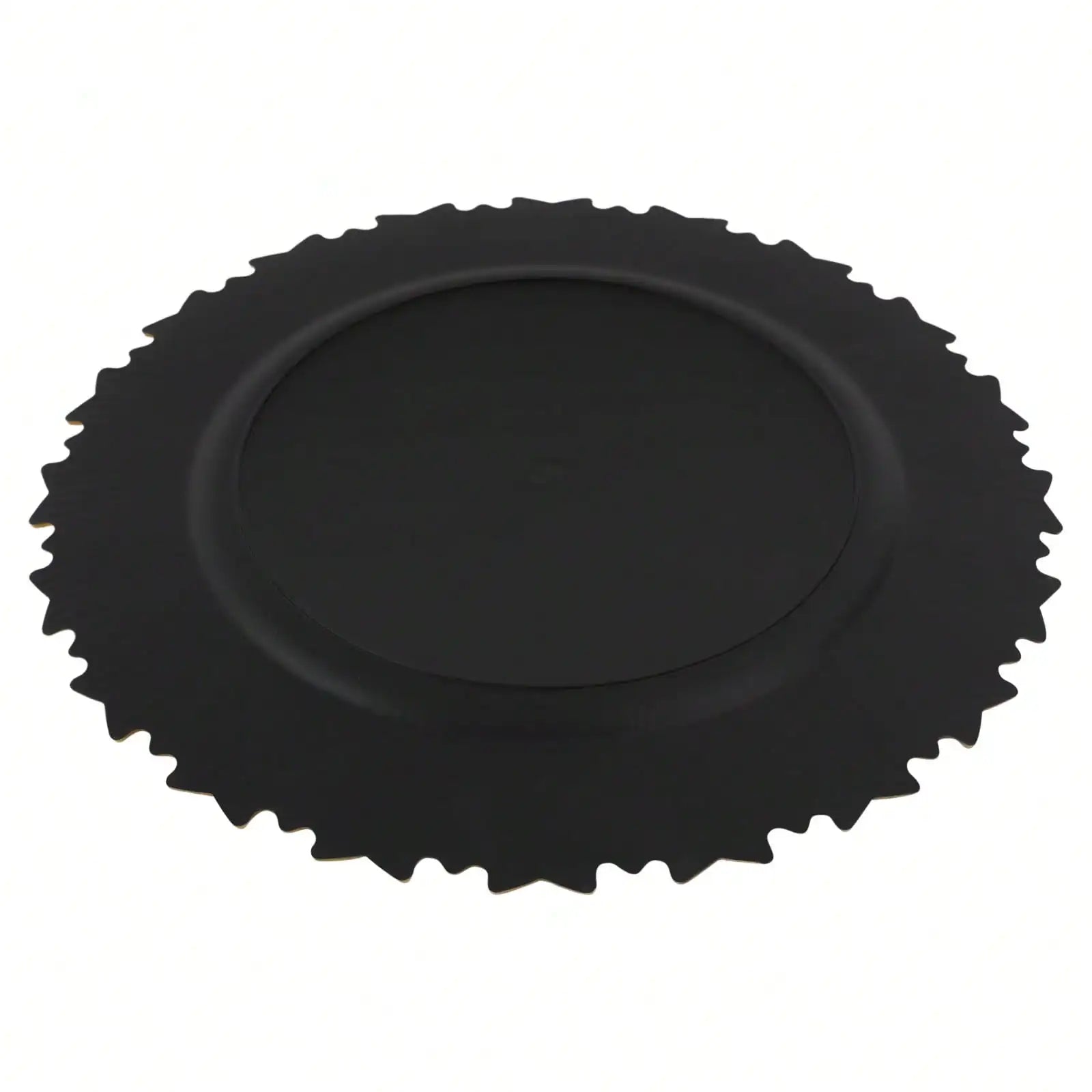 50 Pcs Round Charger Plates,Gold Charger Plate for Birthday Parties, Holidays, Weddings, Banquets, Camping, Picnics, Barbecues