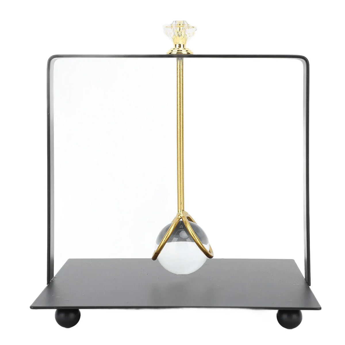Flat Napkin Holder Metal Napkin Holder  Handle Modern Elegant  Paper Napkin Dispenser for Restaurant Hotel Home Office