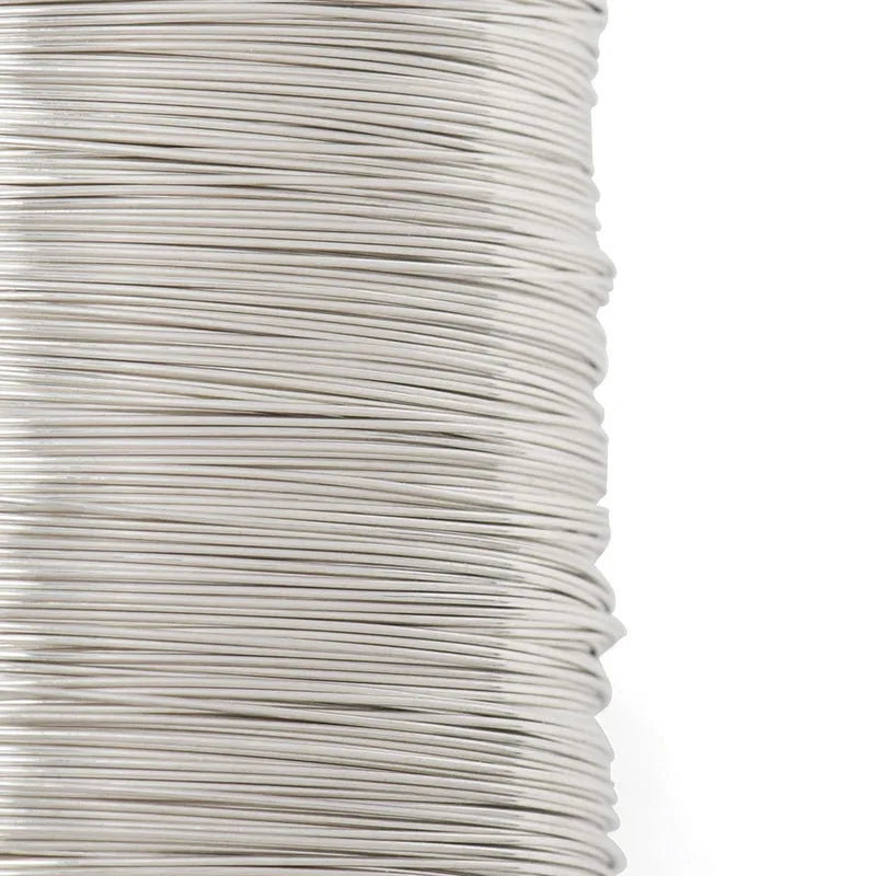 100m/328ft Fadeless Copper Clad Steel Wire Bendable Metal Sculpting Wire for Craft Floral Jewelry Making 0.3/0.4mm 2030