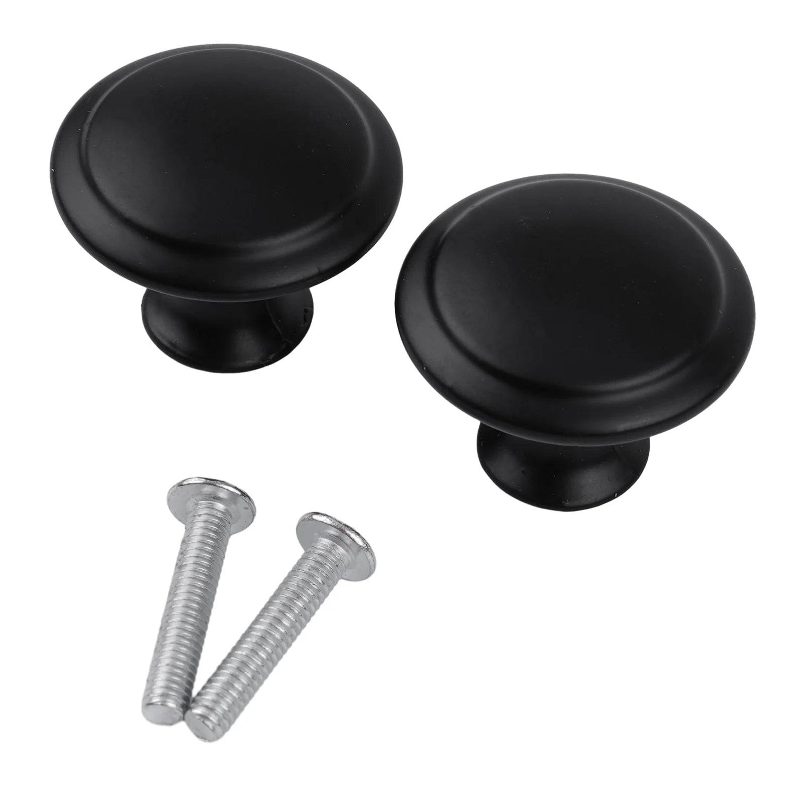 20pcs Vintage Cabinet Handles Drawer Knobs Black Single Hole Drawer Pulls Furniture Cupboard Closet Door Handles Hardware