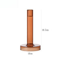 Creative Transparent Glass Vertical Candle Holder Home Bedroom Wedding Holiday Romantic Dining Table Decoration Ornament