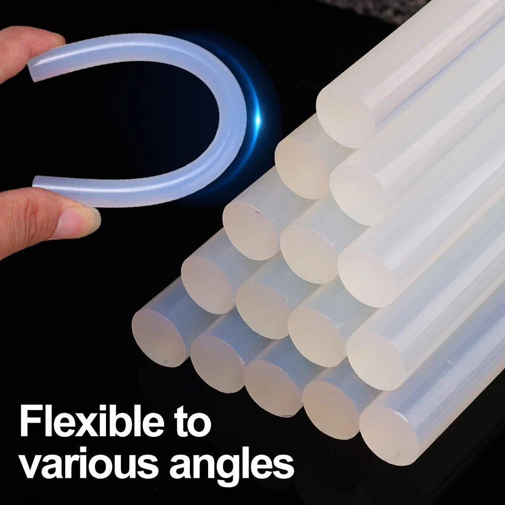 Hand DIY Hot Melt Glue Sticks Translucent Strong Viscosity Rods for Glue Gun High Temperature Resistant Hot Glue Repair Tools