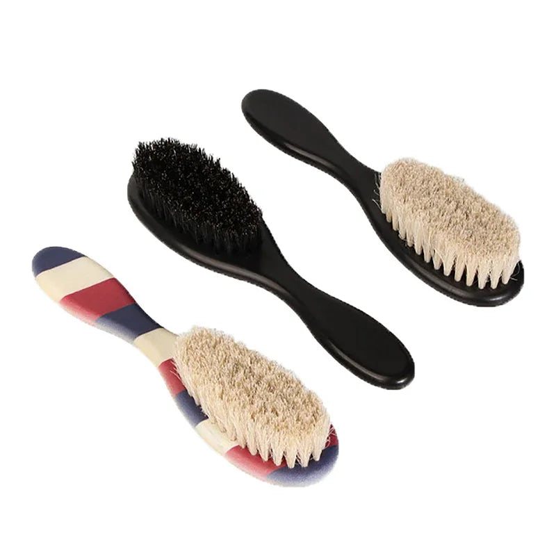 1PC Wild Boar Bristles Material Dual-Purpose Beard Brush Shaving Set Barber Shop Tools Reduce Frizz Shaving Brush
