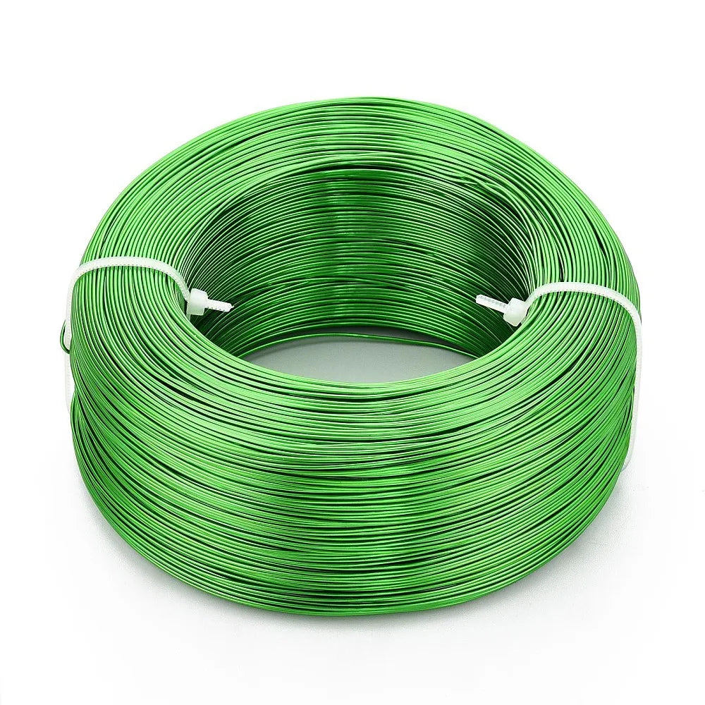 PandaHall 0.6-2.0mm Anodized Aluminum Wire 10 Sizes , Colorful Bendable Craft Wire for Jewelry Making, DIY Model Beading