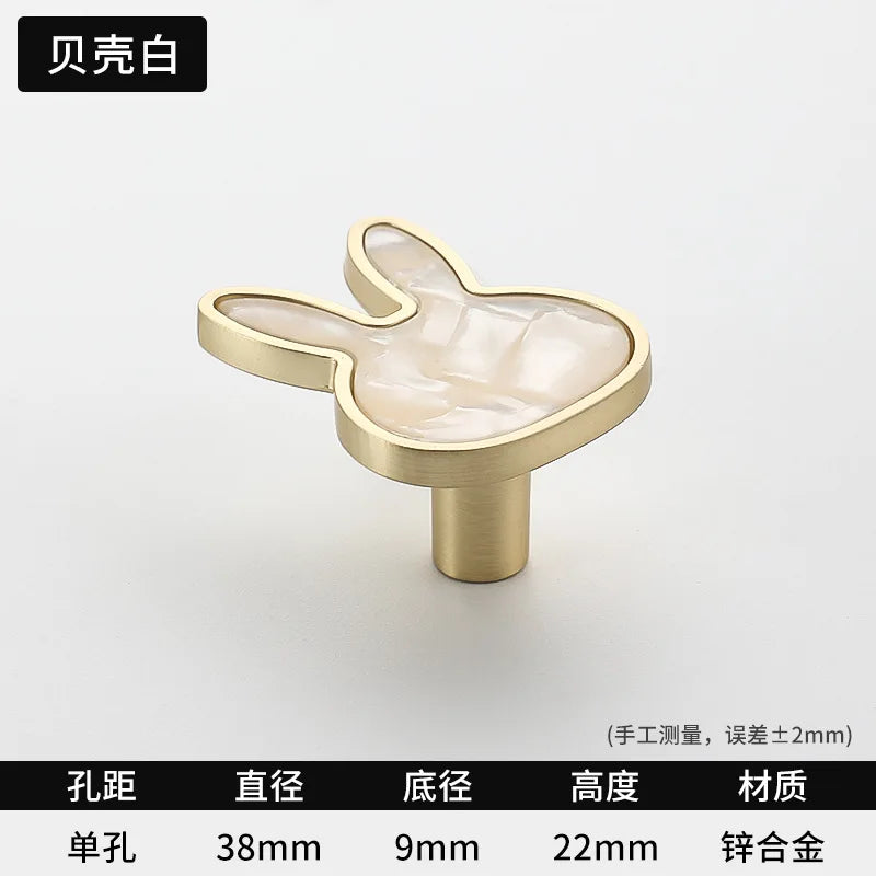 Modern Cupboard Drawer Knobs Wardrobe Furniture Single Hole Door Handle Simple Personality Children's Room Bedside Table Knobs