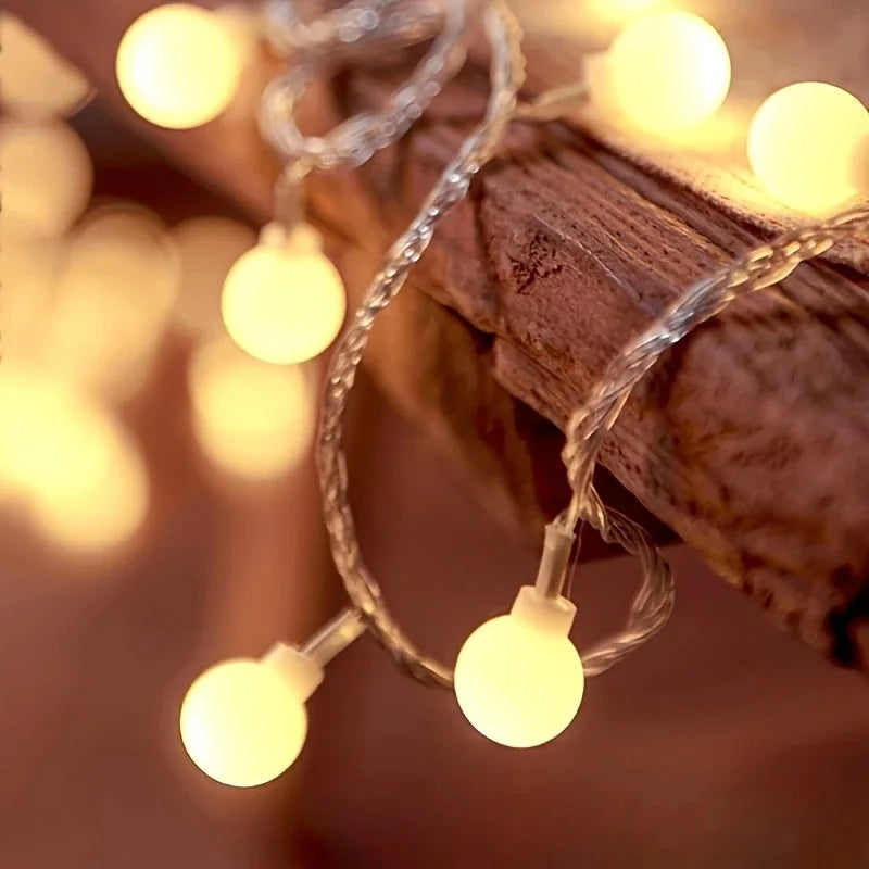 3M  LED String Lights, Battery Operated Fairy Lights for Christmas Party Wedding Home Decoration, Warm White