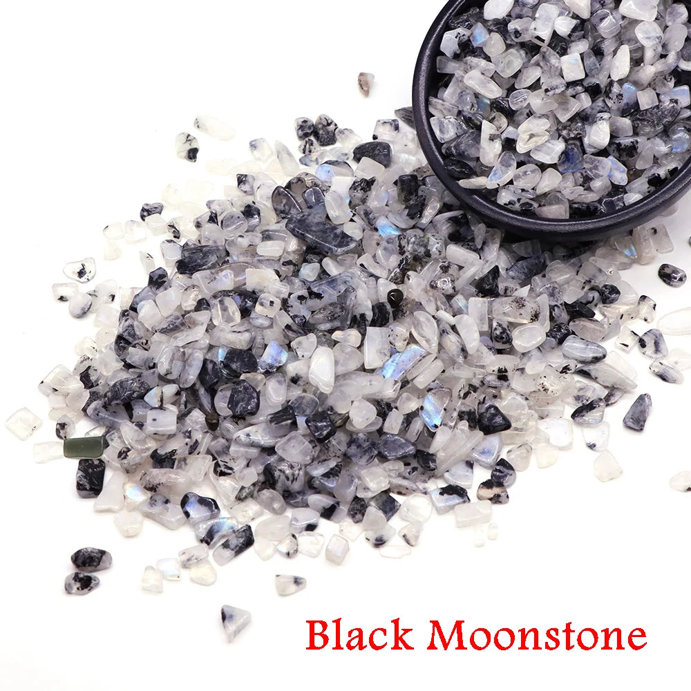Natural Stone Tumbled Agate Gravel Crystals Chip Quartz Minerals Reiki Healing Specimen Gemstones Home Aquarium Decor DIY Crafts