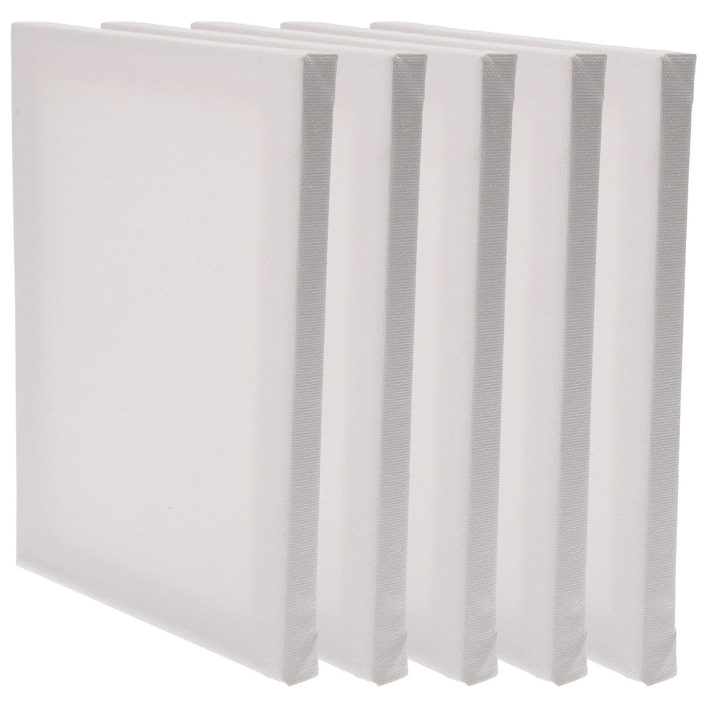 5Pcs Oil Painting Frames Small Canvas Set for Acrylic Watercolor Gouache DIY Art Canvases for Painting Bulk Stretched Canvas