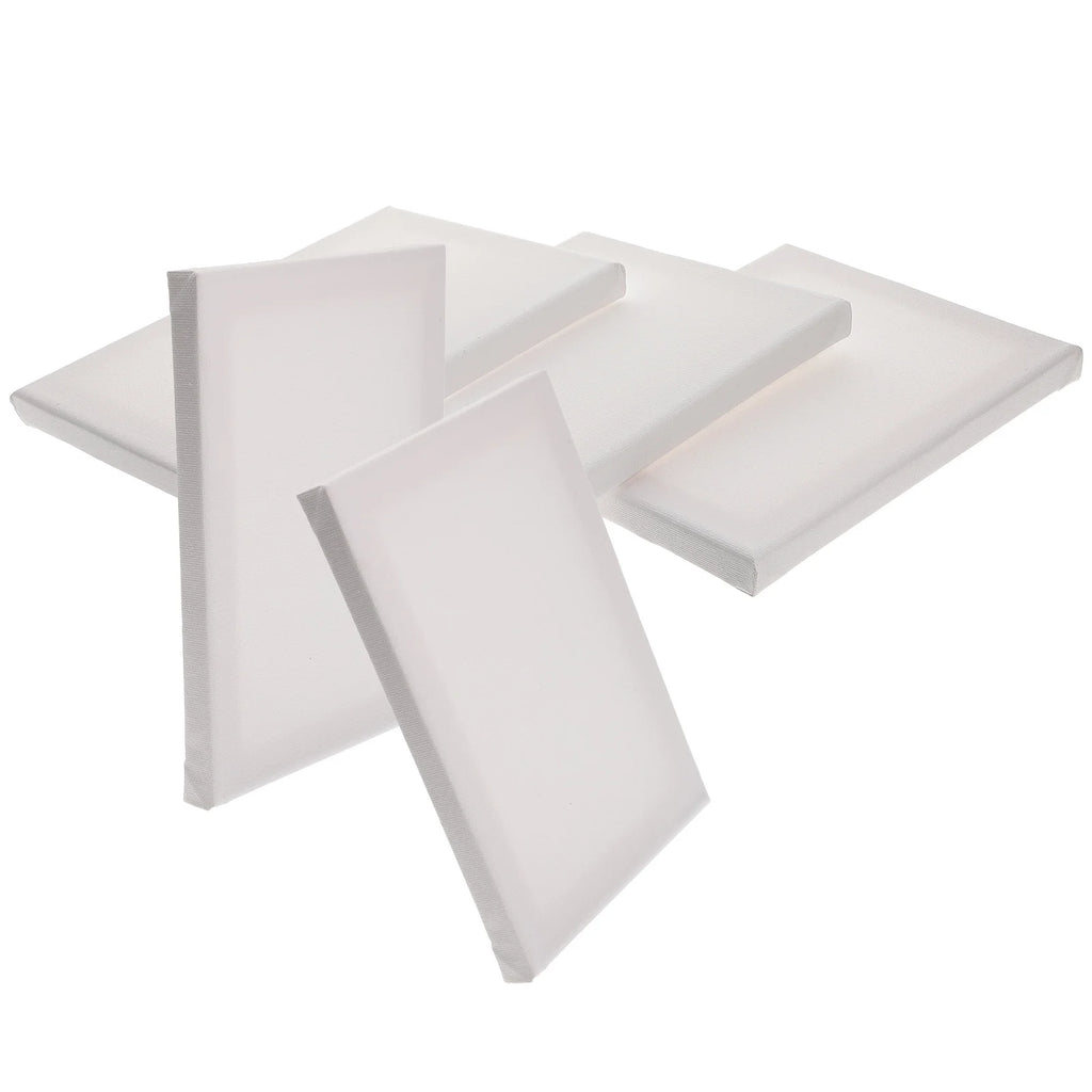 5Pcs Oil Painting Frames Small Canvas Set for Acrylic Watercolor Gouache DIY Art Canvases for Painting Bulk Stretched Canvas