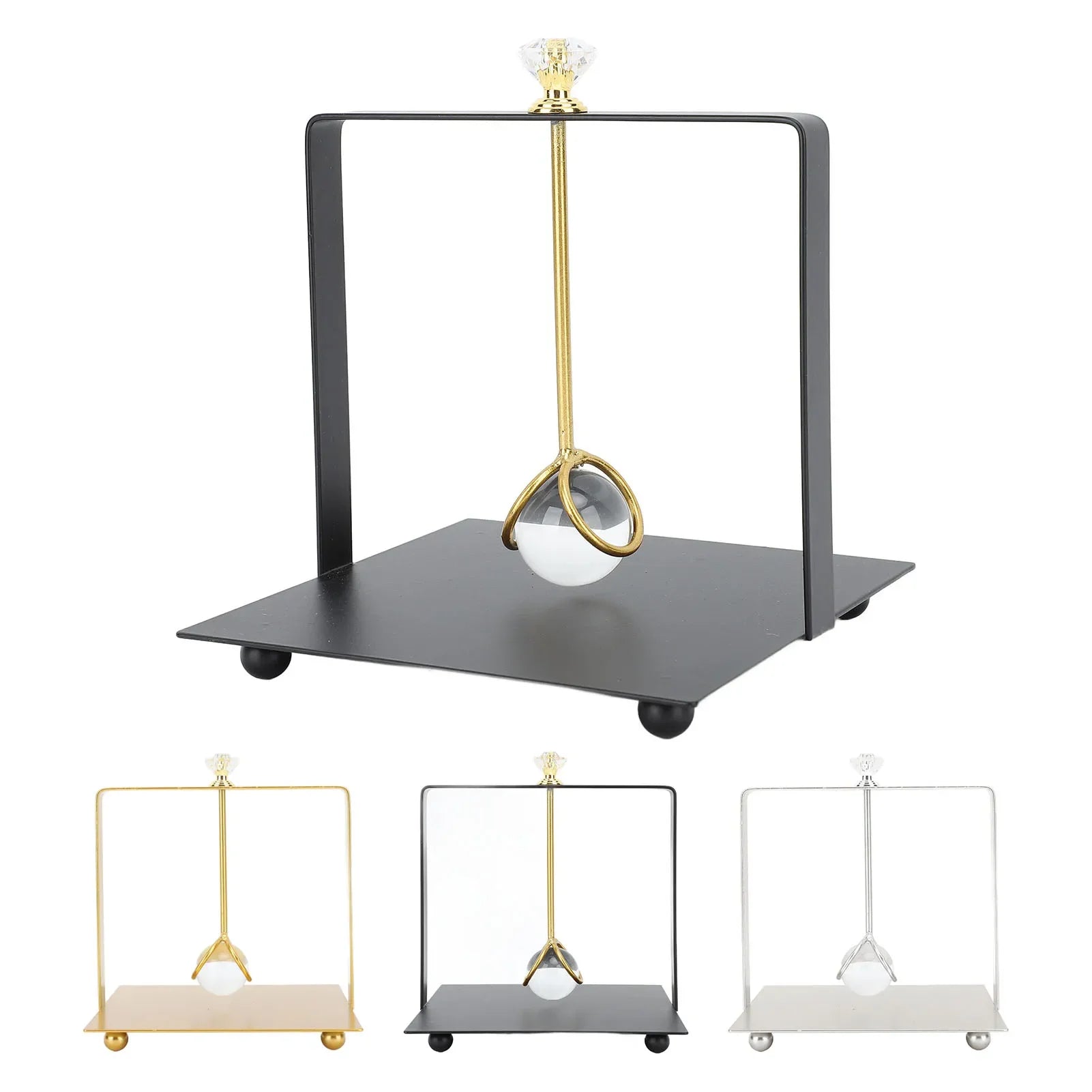 Flat Napkin Holder Metal Napkin Holder  Handle Modern Elegant  Paper Napkin Dispenser for Restaurant Hotel Home Office