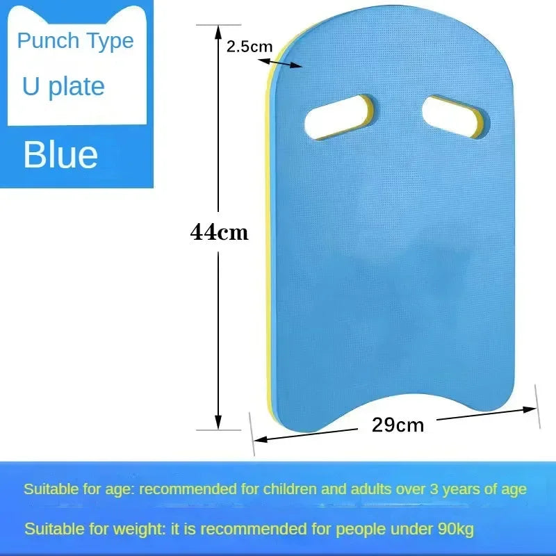 Kickboard Swimming Training Kick Board EVA Foam Floating Board U-Shaped Kickboard for Kids Adults Water Pool Accessories
