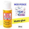 Mod Podge Fluid Glue for Painting Board Transfer Dried Flowers Collage Wood Work Matte/Gloss Finish USA Origin