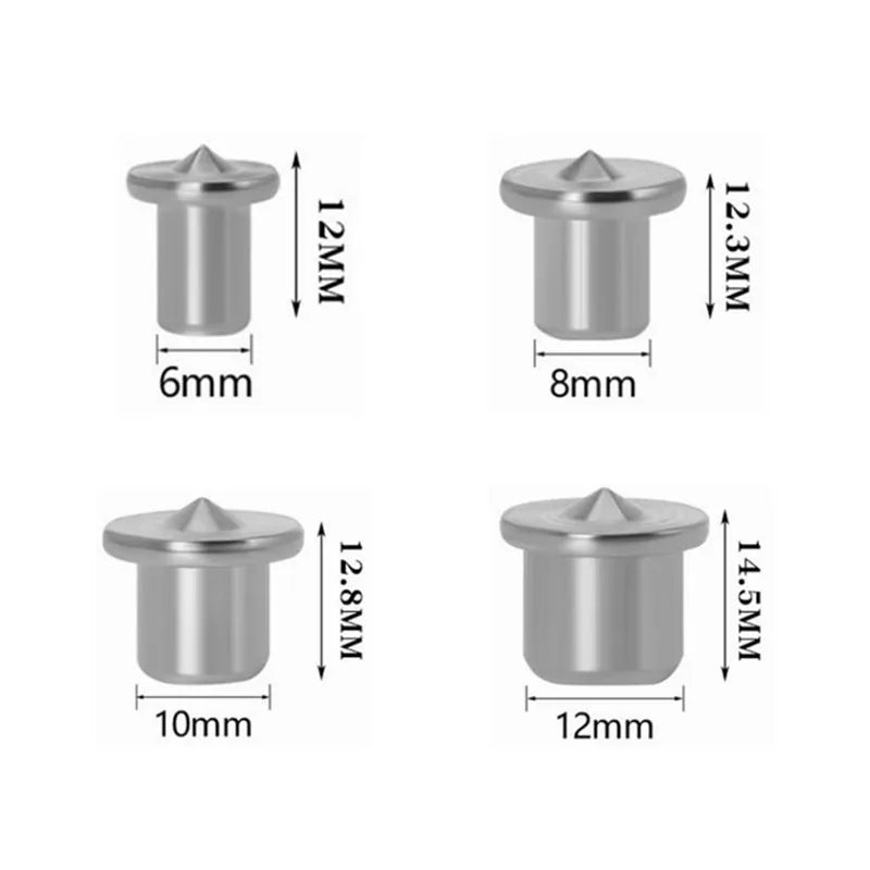 4/16pcs Dowel Drill Woodworking Tools Dowel Centre Point Pin Set 6mm8mm10mm12mm Dowel Tenon Center Set Transfer Plugs Wood Drill