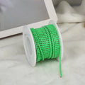 PEESOM NewSS6 2mm Sliver Bottom Rhinestone Cup Chain Sew On Colorful Acrylic Rhinestone Trim Chain Strass Banding for DIY Chain