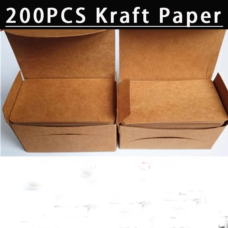 100/200 Pcs Playing Card Blank Hard Paper Card Paper DIY Board Game Postcard Handmade Wallpaper Postcards Message White Card