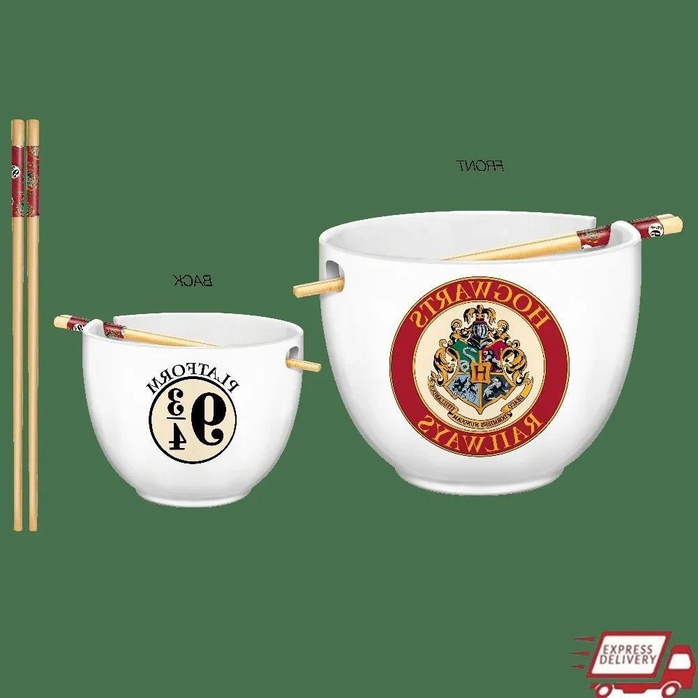 Lilo and Stitch Ceramic Ramen Bowl 20oz with Chopsticks BPA Free Microwave Safe Fun Gift Noodles Soups