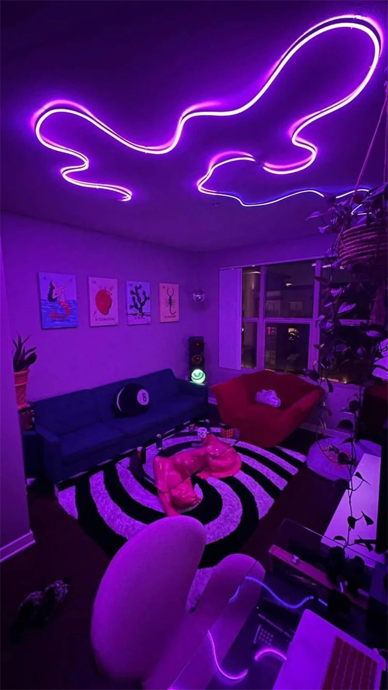 USB Neon Rope Lights,Flexible Led Rope Lights Control with App/Remote,Music Sync Gaming Neon Light Strip for Living Room Bedroom