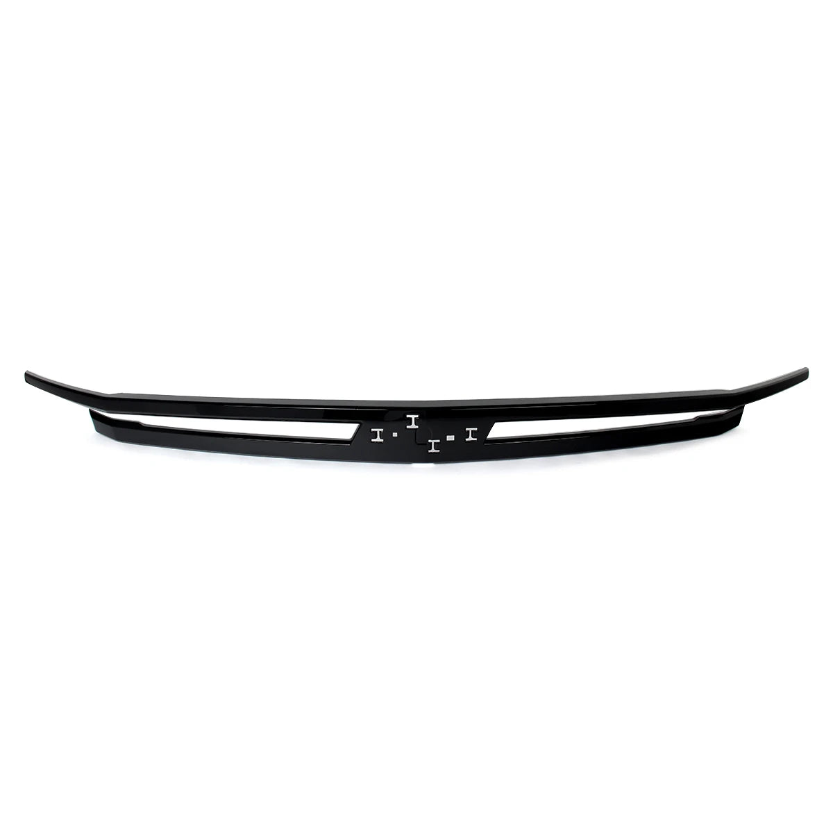 Front Upper Grille Molding Trim Fit For Chevrolet Tahoe/Suburban 2021-2024 Front Bumper Grille Surround Body Kit Glossy Black