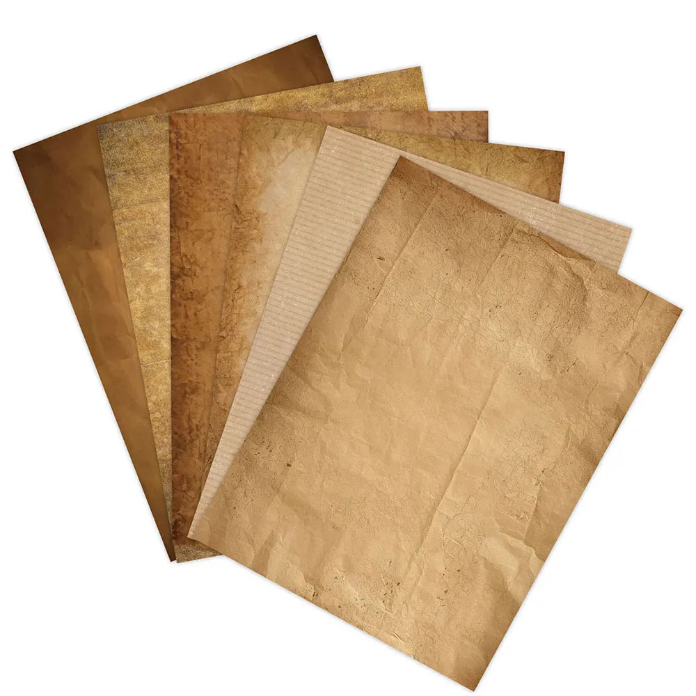 For Fun 48 Sheets Vintage Scrapbook Material Paper DIY Junk Journal Collage Photo Album Retro Background Paper A4 Printing Paper