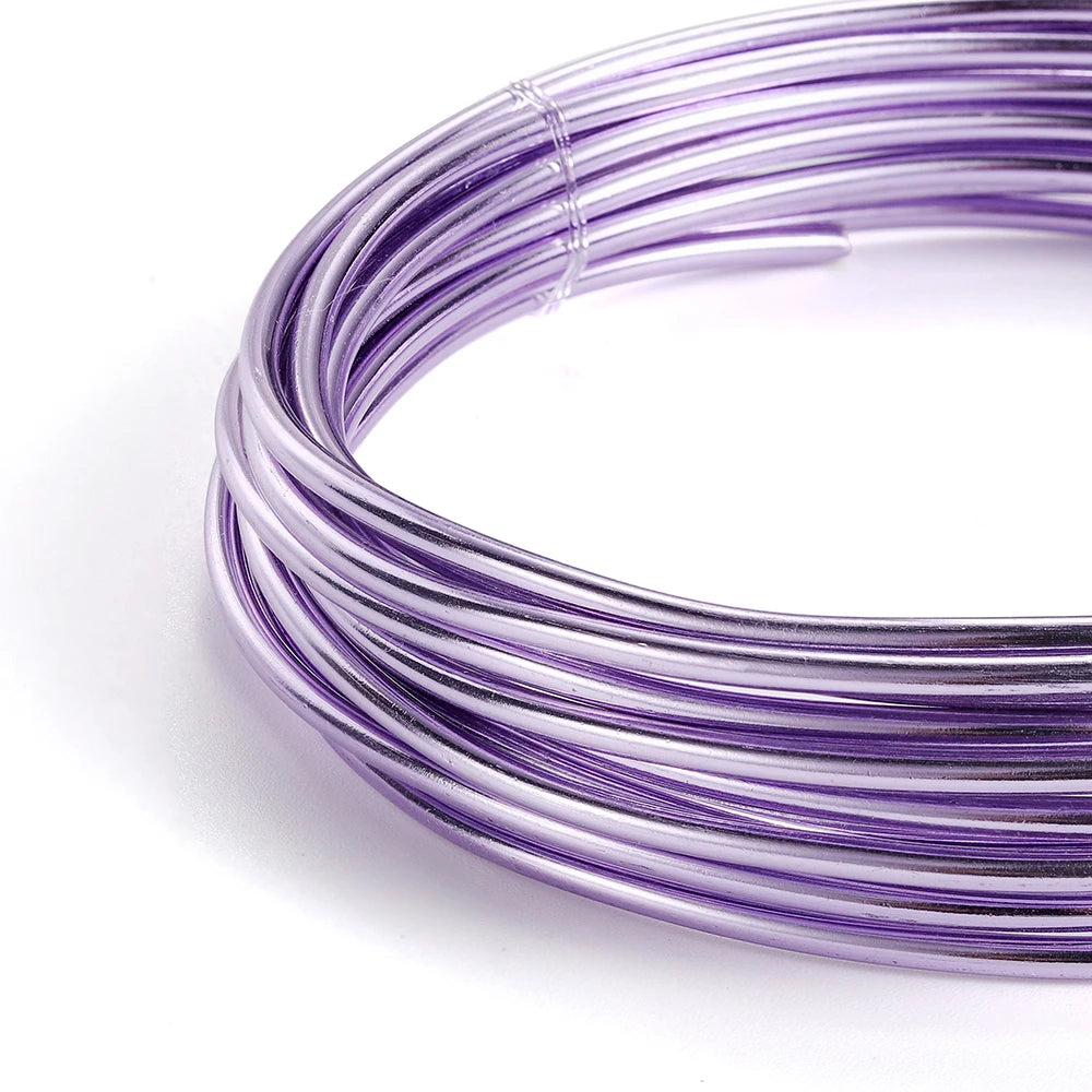 0.6-3mm Anadized Round Aluminum Wire 2-10 Meters Versatile Painted Aluminium Metal Wire For DIY Jewelry Making Accessories