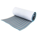 Boat Flooring EVA Foam Decking Sheet Faux Teak Marine Mat Non-Slip Self-Adhesive Flooring Material for RV Yacht 95 x 24inch