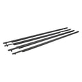 7573012300 7571002210 4Pcs Window Weatherstrip Rear Door Moulding Trim Seal Belt Sealing Strips For Toyota Corolla 2009-2012
