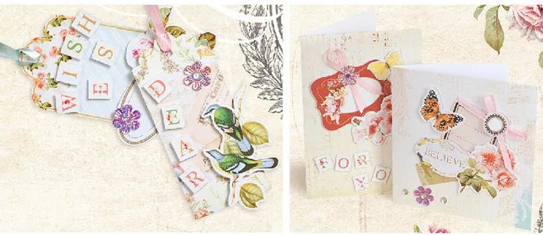 ENO 12 inch retro paper bag for scrapbooking and card making creative metal scrapbook decoration paper crafts