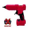 Cordless Electric Handheld Hot Glue Gun Repair DIY Tool Hot Melt Welding Hot Air Gun Anti-scald Nozzle Fit Milwaukee 18V Battery