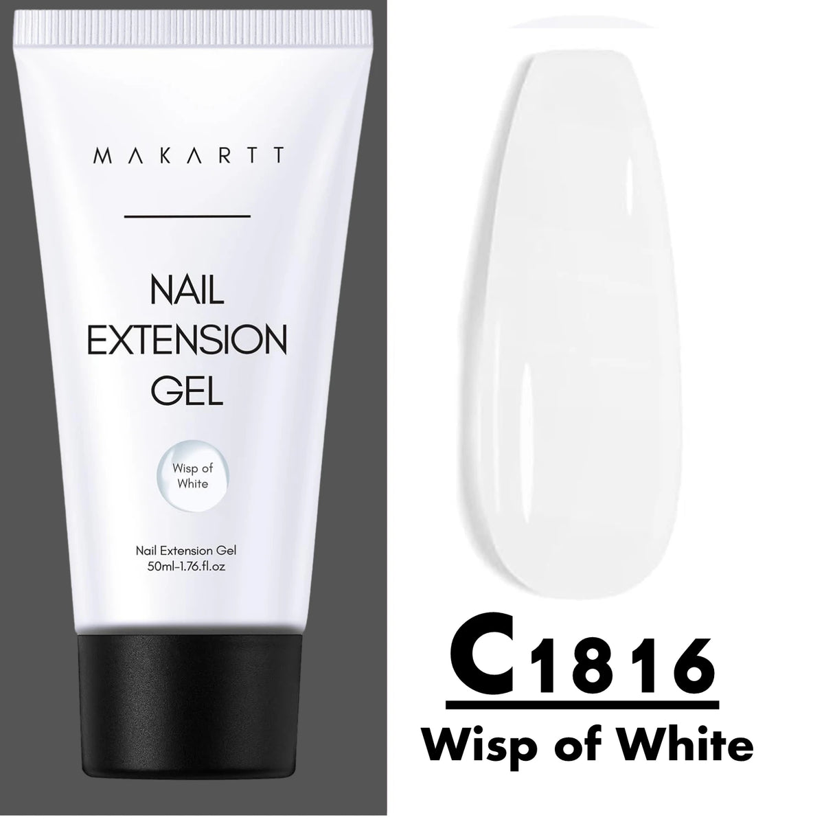 Makartt Poly Nail Extension Gel for Nails ,Clear Pink Builder & Sculting Soak Off Hard Gel for Strong Natural Look for Beginer
