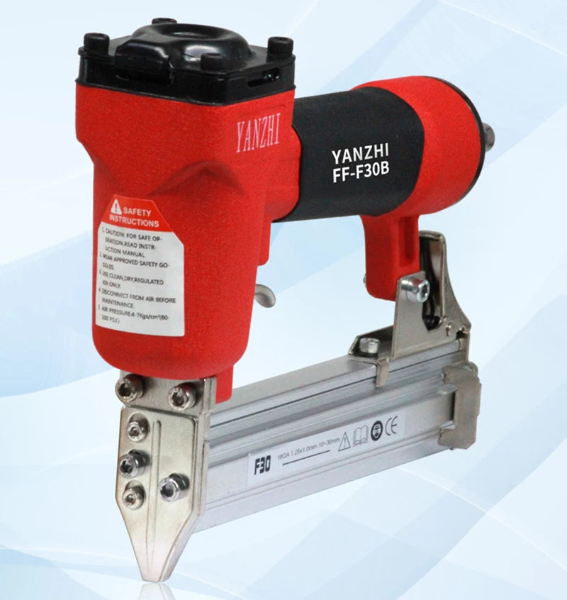 Pneumatic Finish Nailer and Stapler Ergonomic and Lightweight Staple Gun 1.05 x1.25mm for Wood, Upholstery