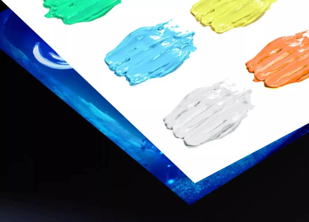 58ML Fluorescent Acrylic Pigment Luminous Pigment Glow in Dark Hand Painted DIY Festival Party Wall Light Absorbing Pigment